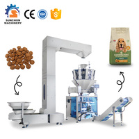 Machine automatique d'emballage d'aliments pour animaux de compagnie de poche préfabriquée pour emballer et étiqueter les sacs en plastique et le film de croquettes pour chiens et chats