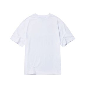 Camiseta de gran tamaño para hombre White 100% algodón 190 GSM Streetwear Staple Tee Impreso Front Back Logo Drop Shoulder Relaxed Fit Shirt - Product Image 4