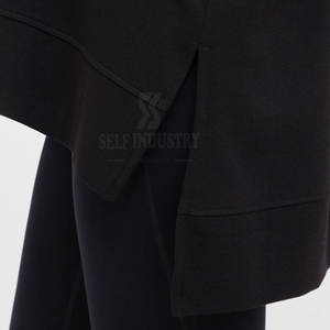 Long Sleeves <b>Women</b> <b>Longline</b> <b>Sweatshirt</b> Cotton Made In Pakistan Wholesale <b>Longline</b> <b>Women's</b> <b>Sweatshirt</b> - Product Image 5