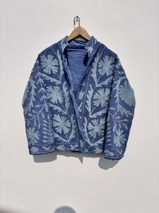 Venta caliente indio hecho a mano Suzani bordado chaqueta mujer corta Suzani algodón chaqueta tamaño libre personalizable Suzani abrigo - Product Image 2