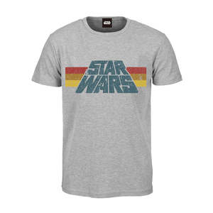 T-shirt de fitness vintage Star Wars 1977 avec logo, coupe oversize, en jersey épais 280 grammes, tissu éponge, coupe ample - Product Image 1