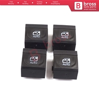 غطاء زر إصلاح مفتاح رفع النافذة BDP1210-2 مكون من 4 قطع لسيارات كليو MK5 وكابتور MK2 ذات 5 أبواب 254107073R