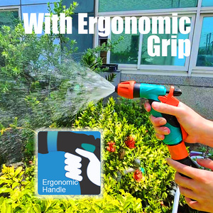 Pistolet à eau de jardin à gâchette arrière confortable avec buse de pulvérisation pratique pour le nettoyage - Product Image 5