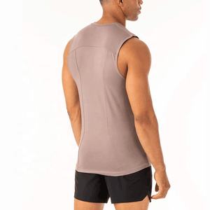 Camisetas de Compresión Deportivas Personalizadas de Poliéster y Elastano para Hombre, Camisetas de Tirantes Lisas para Fisicoculturismo y Fitness, Camisetas de Tirantes Suaves y Elásticas - Product Image 2