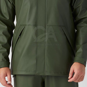 Moins cher Prix Meilleure vente Veste de pluie pour hommes Veste de pluie respirante pour hommes adultes Veste de pluie pour hommes à fermeture éclair - Product Image 4