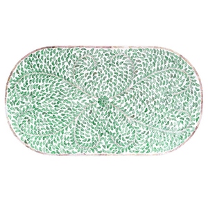 Mesa de centro de nácar de diseño de lujo para interiores de sala de estar, muebles, decoración del hogar, mesa de centro MOP - Product Image 4