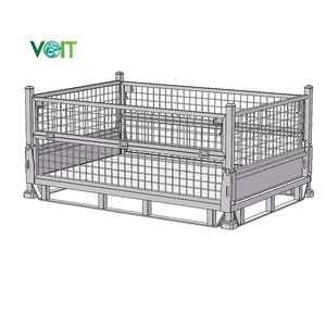 Stillages DE TRANSPORTE DE ACERO apilable doble equipo de manipulación de materiales personalizado - Product Image 3