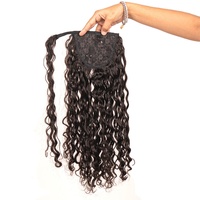 Cheveux indiens ondulés naturels 100% naturels, à micro-boucles en U, trame simple avec cuticules alignées, sans déchirures ni casse, qualité supérieure