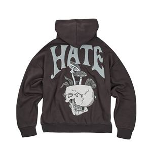 custom heavyweight hoodie oversized hoodie <b>men</b> thick cotton hoodie puff print sweatshirt streetwear <b>pullover</b> <b>men</b> heavy fabric - Product Image 2