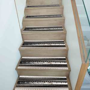 Tapis géométrique à motifs, design Kilim, aztèque, moderne, cool, populaire, antidérapant, facile à nettoyer, lavable en machine - Product Image 5