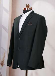 Traje de Oficina para Hombre Verde Oscuro Más Vendido, Diseño Inspirado en Diseñadores, para Uso Diario en la Oficina, Eventos Laborales y Eventos Formales, para Exportación - Product Image 2