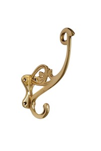 Crochet en fer forgé à la main, pièce unique, artisanat métallique, crochets décoratifs vintage pour manteaux, installation facile, type décoration murale, crochet de jardin 2025 - Product Image 3