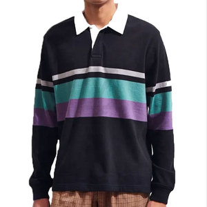 เสื้อโปโลผ้าฝ้าย5% สแปนเด็กซ์ปักโลโก้ได้ตามต้องการดีไซน์ใหม่ของ95% - Product Image 1