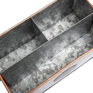 Best Sale <b>Kitchen</b> Rectangle Utensils Holder Galvanized Storage Holder For <b>Kitchen</b> Counter <b>Table</b> - Product Image 3