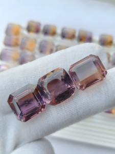 Pierres précieuses Mehrajudin, améthyste naturelle violette, forme rectangulaire, grande taille (25-30 carats), qualité supérieure, traitement par cirage/huile, lot - Product Image 6