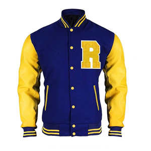 Veste universitaire en satin légère pour homme, style streetwear avec logo brodé personnalisé - Product Image 1