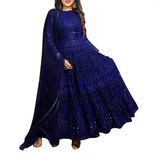 Этническая одежда, вечернее платье для ИД коллекции, традиционная одежда для женщин, Индия, Пакистан