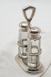 Elegantes saleros y pimenteros chapados en plata, molinillo de especias Manual con acento para comedor, molinillo de especias, tasa de venta al por mayor, moq bajo - Product Image 5