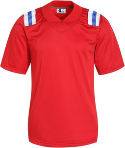 ชุดกีฬา2025เสื้อฟุตบอลผ้าตาข่ายอเมริกันสำหรับผู้ชายเสื้อเจอร์ซี่พิมพ์ลายสกรีนชื่อทีมออกแบบได้ตามต้องการสำหรับฝึกซ้อมผู้ใหญ่ - Product Image 1