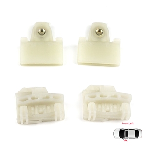 BWR46 + BWR5022ตัวเลื่อนปรับหน้าต่างคลิปวงกบด้านหน้าซ้ายสำหรับ Grand AM Sunfire alero cutlass 6 CAVALIER MALIBU 1350126 - Product Image 1