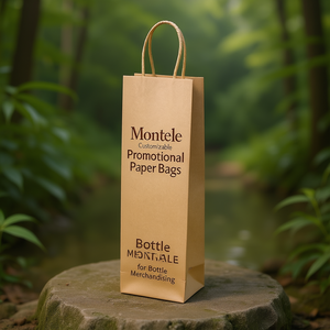 Sacchetti di Carta Promozionali Personalizzabili Montale per Merchandising di Bottiglie - Product Image 3