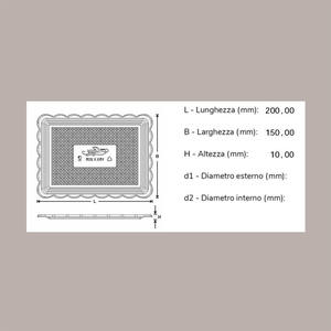 25 uds Medoro oro bandeja rectangular de plástico rígido 15x20 Alcas juego de bandejas decorativas - Product Image 5