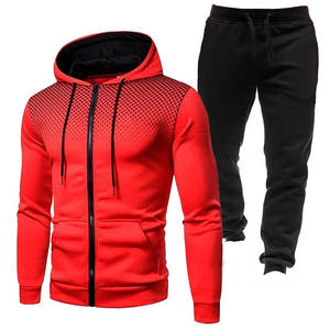 Conjunto de chándal liso para hombre con logotipo personalizado al por mayor, chándal para correr con capucha y ropa deportiva para hombre - Product Image 4