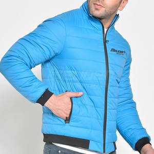 Veste matelassée pour homme, best-seller, écologique, respirante, légère, surdimensionnée, col montant, logo sur le devant, couleurs personnalisables - Product Image 6