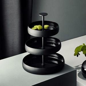 ชั้นวางเครื่องใช้บนโต๊ะอาหารสามชั้นแบบวินเทจทำจากเหล็กสำหรับใช้ในครัว - Product Image 6