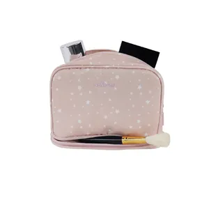 Reisen im Freien rosa Beutel Make-up Werkzeuge Tasche Kosmetik tasche mit individuellem Logo