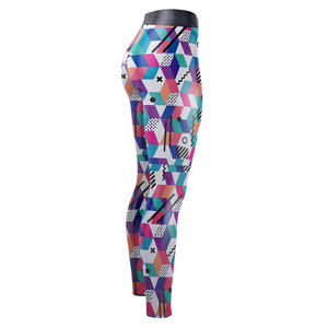 Personnalisé décontracté taille haute Yoga pleine longueur beurre doux Sublimation collants coloré Paisley Leggings numérique imprimé femmes Legging - Product Image 3
