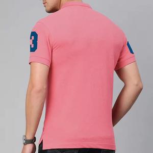 Nuevo Polo de punto Waffle para hombre con paneles de cuello Business Golf Polo para hombre Casual en stock Polo al por mayor - Product Image 2
