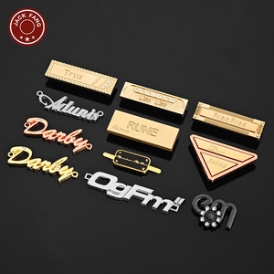 Bag <b>Gold</b> Emetal logo plate Hijab Abaya Scarf Shoes Custom Brand logo Metal Label Personalised metal tag for <b>Clothes</b> Clothing - Product Image 3