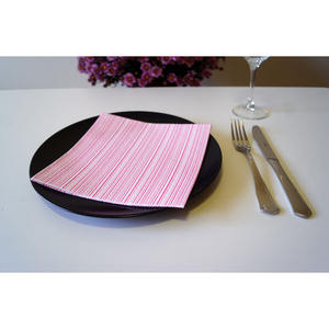 Tovaglioli Fucsia 40x40cm Stampa Base Piegati 1/4 400 pz Air Soft Dry-Tissue B2B - Product Image 1