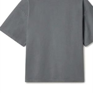 Camiseta extragrande vintage personalizada para hombre para primavera y verano, 100% algodón de peso pesado, corte holgado, manga corta, patrón sólido - Product Image 5