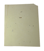 Ensemble de papeterie écologique en papier artisanal de coton recyclé couleur crème, à fines particules, à base de pelures d'oignon, pour l'art et l'artisanat
