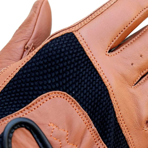Gants d'équitation en cuir d'hiver super doux pour dames Gants d'équitation pour femmes avec poignées - Product Image 4