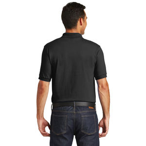 Polos personalizados al por mayor de fábrica OEM profesional, Polo de piqué de algodón transpirable con logotipo bordado personalizado - Product Image 3