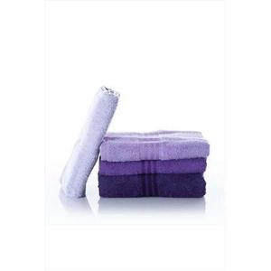 Lilac 4-Piece 50x90 Hobby Rainbow <b>Bath</b> <b>Towel</b> <b>Set</b> for Home or Vacation Use - Product Image 1