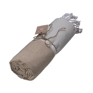 Telo da Spiaggia in Cotone Riciclato Ecologico Certificato GRS by Fouta - Product Image 4