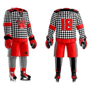 Custom Team Ice Hockey Jersey Uniform Breathable Sublimation Hockey Kit with Shorts for Training and Matches - Product Image 1