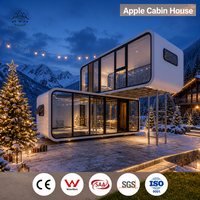 Cabane de vacances Apple 26 m² – Maison préfabriquée modulaire avec salle de bain pour usage extérieur/jardin
