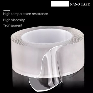 Cinta Adhesiva Nano de Doble Cara, Sin Rastro, Lavable, Reutilizable, Removible, <span class=keywords><strong>para</strong></span> Pegar Fotos, Pósters, Fijar Alfombras, Tapetes, Paredes de Oficina - Product Image 2