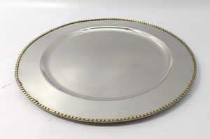 Plaque de chargeur fabriquée à partir de matériaux comme le laiton, sont des articles de vaisselle de cuisine décoratifs utilisés dans l'hôtel et le mariage - Product Image 6