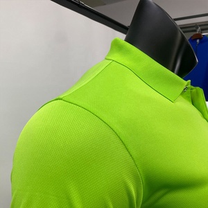 Camiseta de manga corta con cuello a rayas para gimnasio, Polo deportivo, bordado en el pecho - Product Image 5