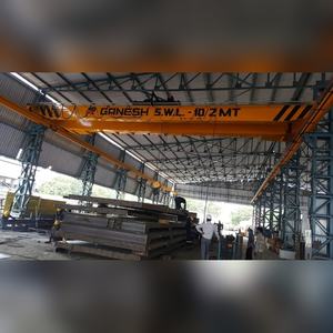 Grúa aérea de doble viga de alta calidad, capacidad de 30-40 toneladas, altura de elevación de 40-60 pies, construcción industrial de acero dulce, venta al por mayor - Product Image 2