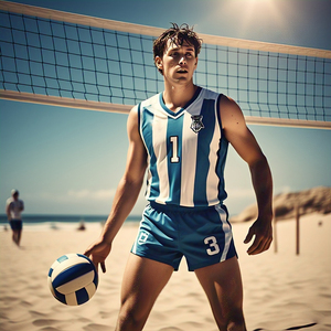 Personnaliser sublimation uniforme de volley-ball hommes sport sans manches rayure ligne volley-ball uniforme football maillot ensemble short hommes - Product Image 1