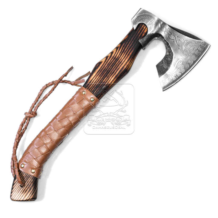 バイキングトマホークハチェットDD-VikingAxe-123手鍛造斧ひげを生やし 