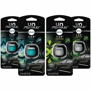 Febreze Unstopables Car Odor-Fighting Vent Clip 4 Count .07 oz. Con Fresh & Paradise Scent para uso doméstico - Product Image 5