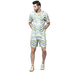 Wholesale Casual Style <b>Men's</b> Sportswear <b>Set</b> Summer <b>Shorts</b> <b>and</b> <b>Short</b> Sleeve <b>Top</b> Breathable <b>and</b> Quick Drying Fabric - Product Image 1